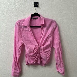 Pink Zara blouse